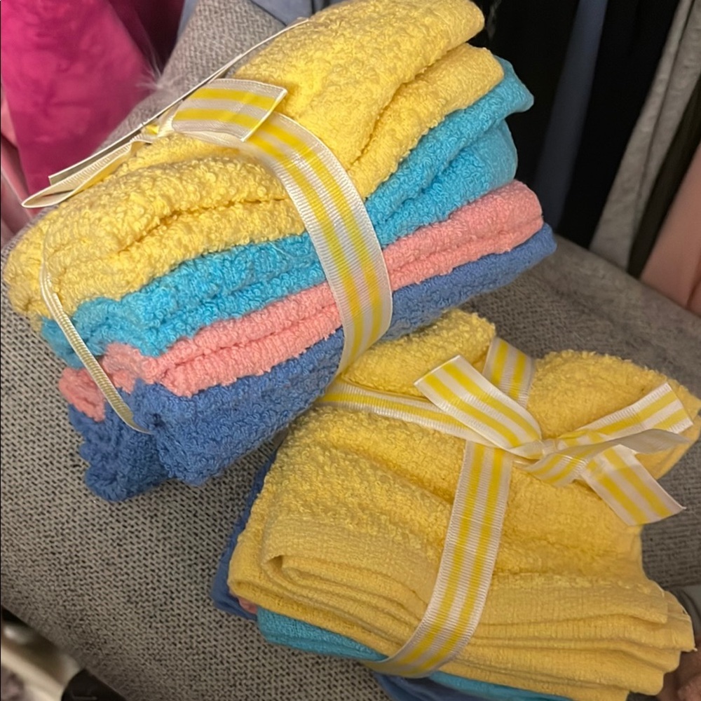 Colorful washcloth Set